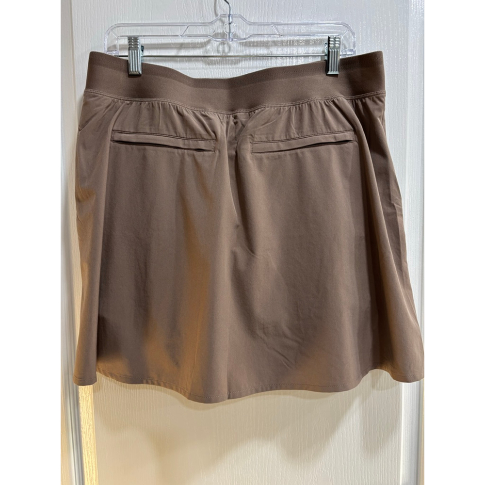 Athleta Brooklyn Heights High Rise Skort Taupe Brown, Size 14 - Picture 5 of 7